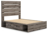 Graystorm - Cama con paneles y almacenamiento