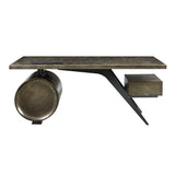 Brancaster - Escritorio Ejecutivo con USB - Bronce