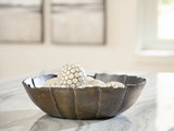 Aidman - Bowl - Black / Antique Gold Finish alternate view 3