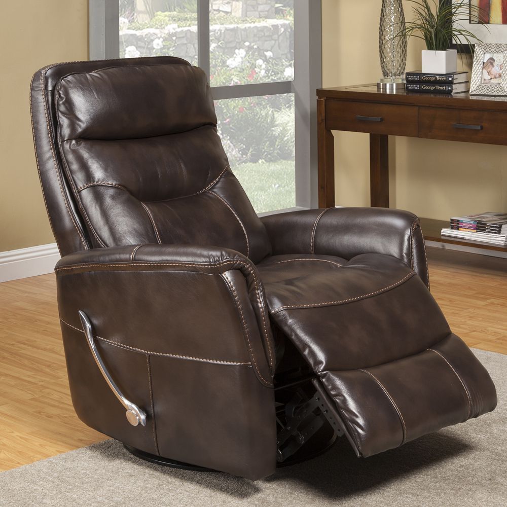 Gemini - Sillón reclinable giratorio planeador de 33.5" (Juego de 2)