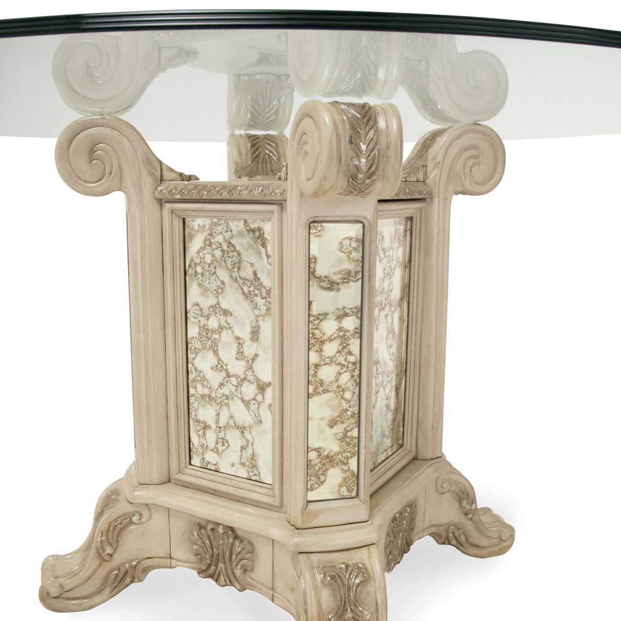Platine de Royale - Round Dining Table - Champagne
