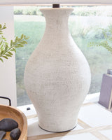Ashbend - Ceramic Table Lamp - Antique White alternate view 4