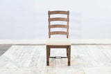 Doe Valley - Silla Yellowstone Ladderback, Asiento Acolchado (Juego de 2) - Color Ante