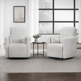 Turner - Sillón reclinable giratorio manual (Juego de 2)