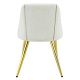 Gaines - Side Chair (Set of 2) - White Synthetic Leather