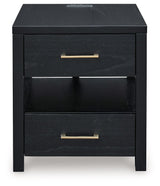 Winbardi - Rectangular End Table - Black