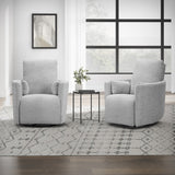Turner - Sillón reclinable giratorio manual (Juego de 2)