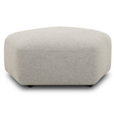 Playful - Ottoman With Casters - Canes Cobblestone