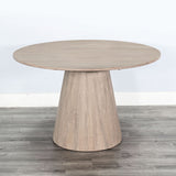 5 Piece Round Dining Set - Wheat