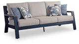 East Beach - Sofa With Cushion - Blue