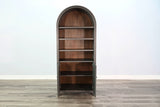 Arched Display Cabinet With Doors