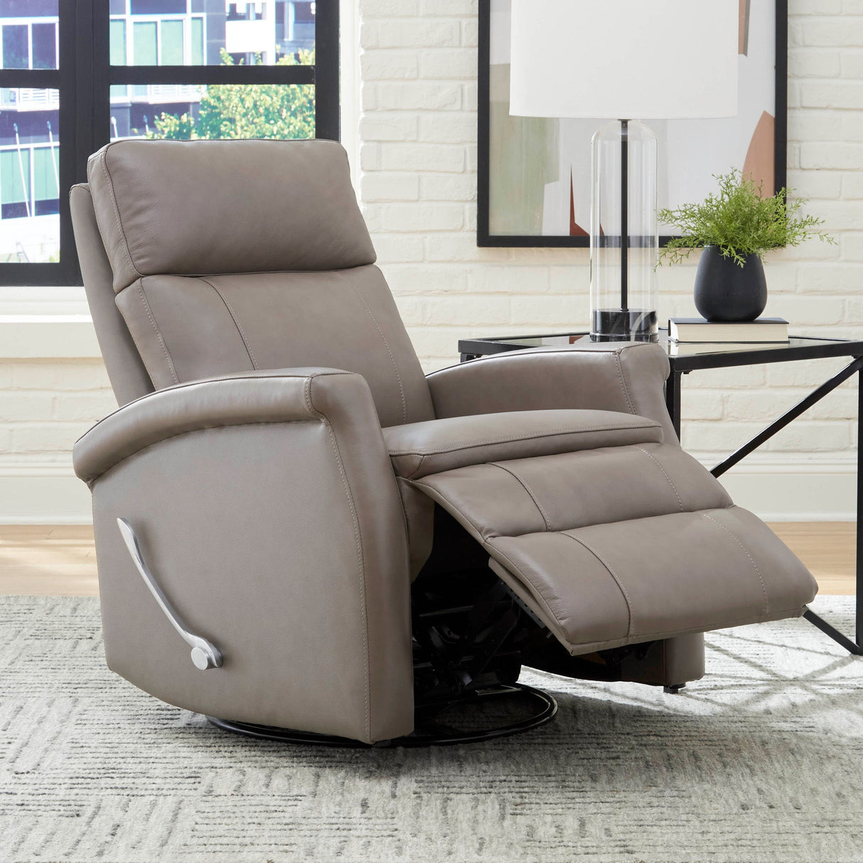 Bristol - Sillón reclinable giratorio y deslizante (Juego de 2)