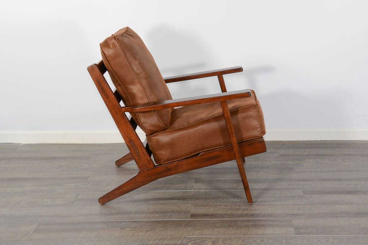 Santa Fe - Mahogany Accent Chair With Cushions - Dark Chocolate