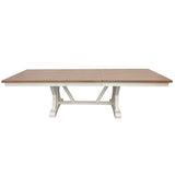 Americana Modern Dining - Trestle Extendable Dining Table - Cotton