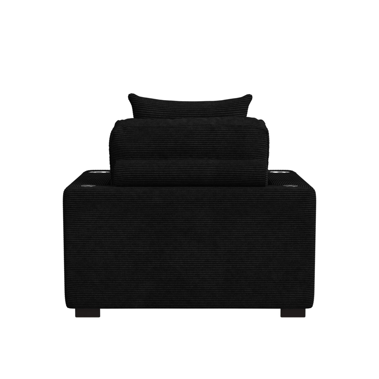 Arizona - Chaise With 1 Pillow 20", 2 Cupholders And 2 USB