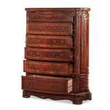 Cortina - 6-Drawer Chest - Honey Walnut