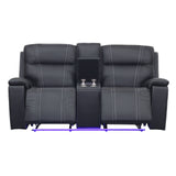 Hartley - Reclining Console Loveseat