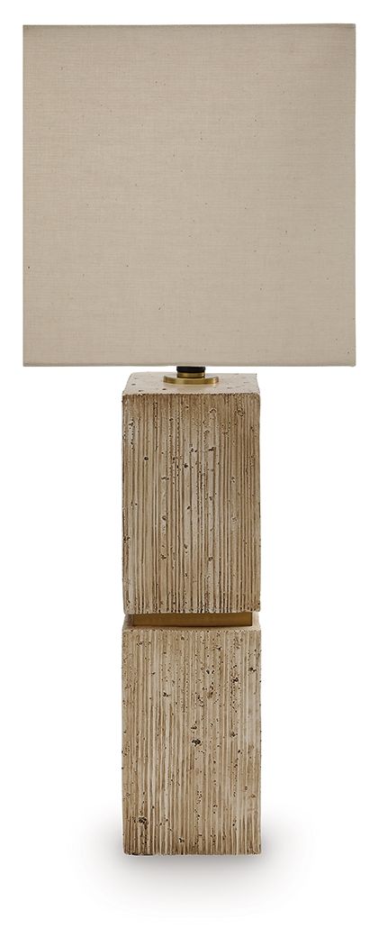Laddner - Lámpara de mesa Poly - Beige