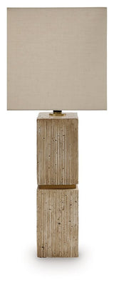 Laddner - Lámpara de mesa Poly - Beige