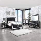 Varian II - Chest - Mirrored, Black & Sliver
