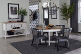 Americana Modern Dining - Dining Barrel Chair (Set of 2) - Black alternate view 2