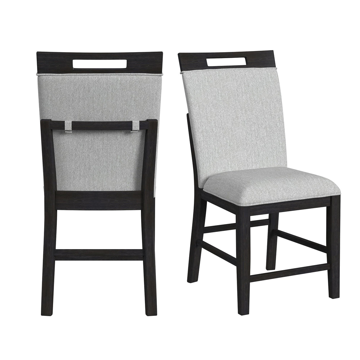 Transcend - Silla lateral Counter (Juego de 2) - Carbón