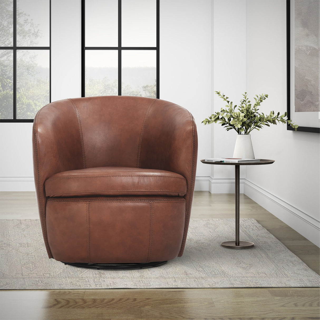 Barolo - Sillón giratorio Club