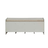 Berci - Banco - Tejido Beige y Blanco