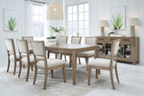Breckenridge - Silla de comedor tapizada - Marrón