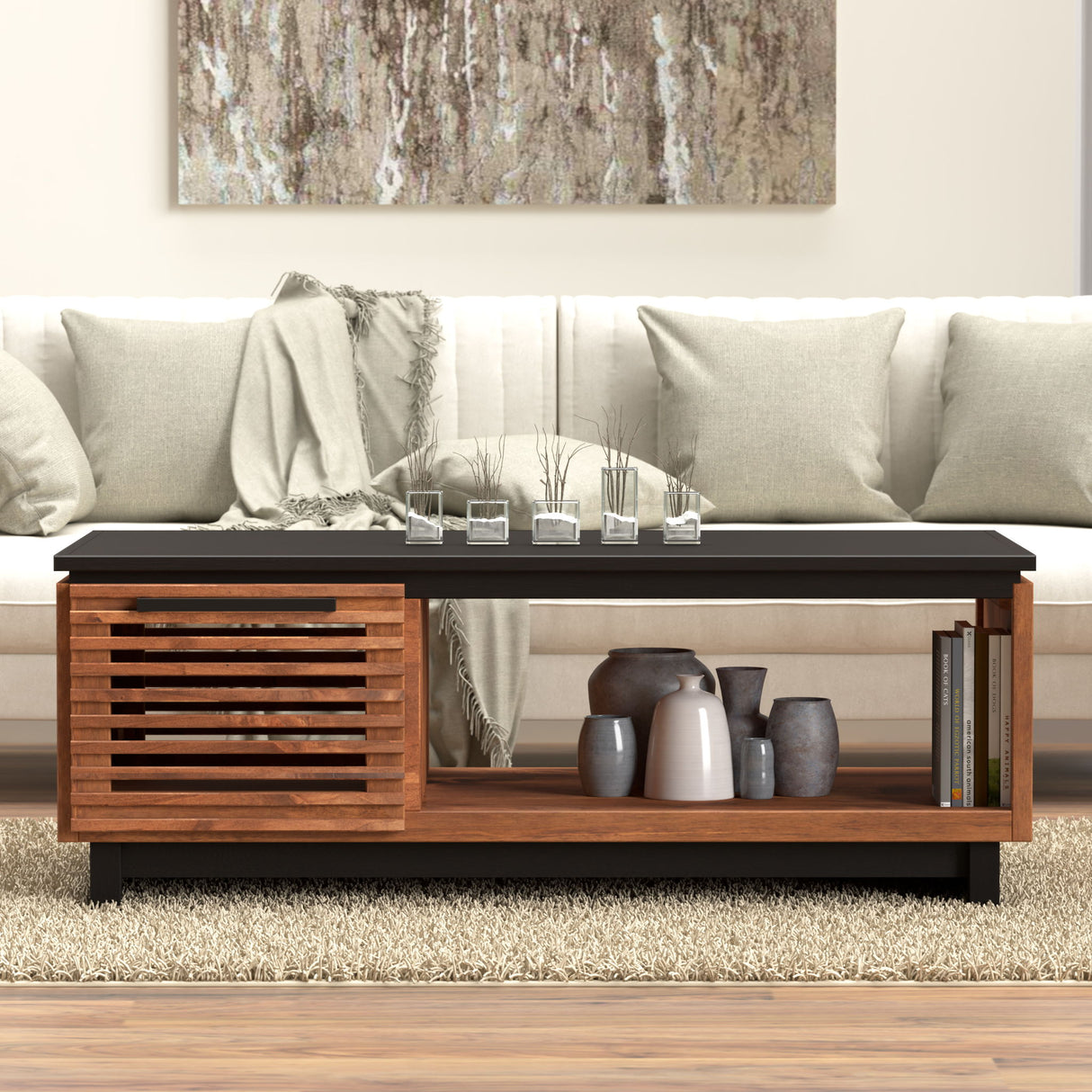 Graceland - Coffee Table - Black / Bourbon