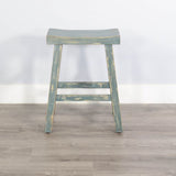 Marina - Stool With Wood Seat
