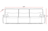 Lucius - 3 Piece Modular Zero Gravity Power Reclining Sofa