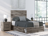 Graystorm - Cama con paneles y almacenamiento
