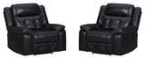 Clayton - Manual Swivel Glider Recliner (Set of 2) - Phantom