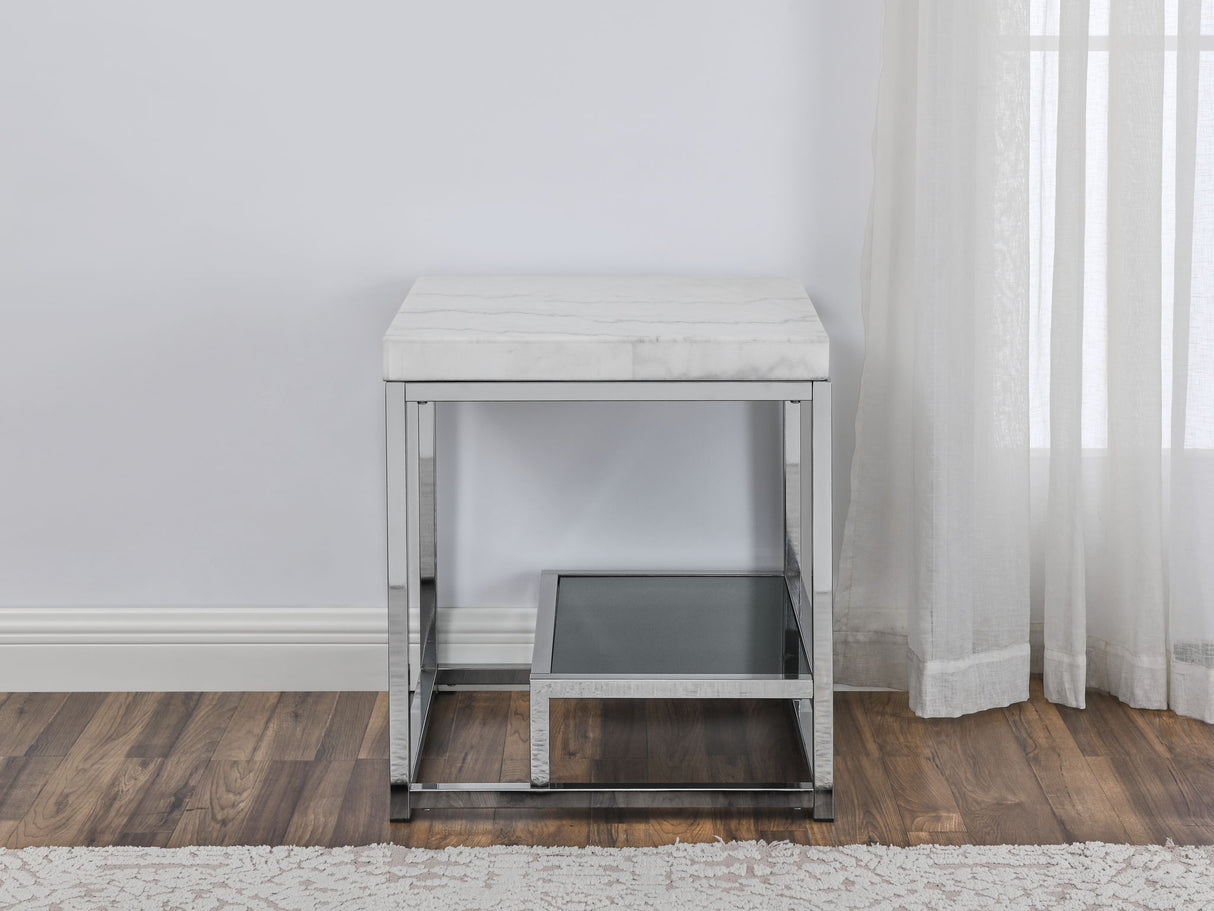 Aston - White Marble Top Table