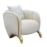 Scotts Square - Matching Chair - Cornsilk / Light Champagne
