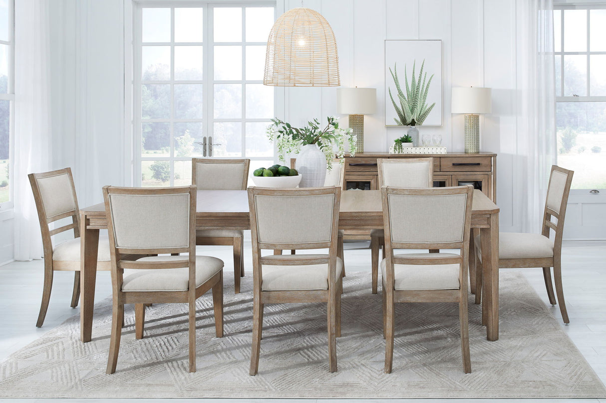 Breckenridge - Silla de comedor tapizada - Marrón