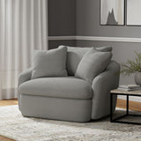 Boomer - Large Swivel Chair with 2 Pillows