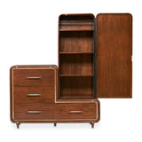 Mason Park - Chest With Storage Mirror - Umber