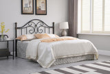 Bailey - Metal Queen / Full Open Frame Headboard - Black