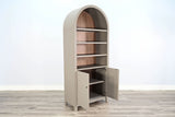 Arched Display Cabinet With Doors