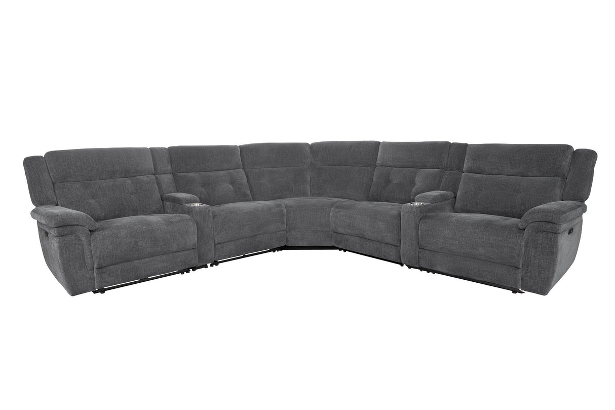 Richland - Modular Power Reclining Sectional With Power Adjustable Headrests