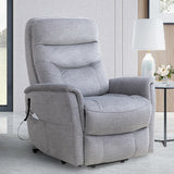 Gemini - Sillón reclinable eléctrico con reposacabezas articulado (juego de 2)