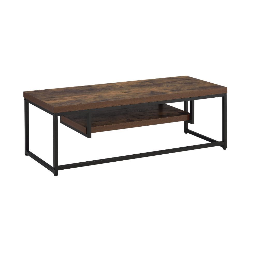 Bob - Mueble de TV - Roble envejecido y negro