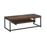 Bob - Mueble de TV - Roble envejecido y negro
