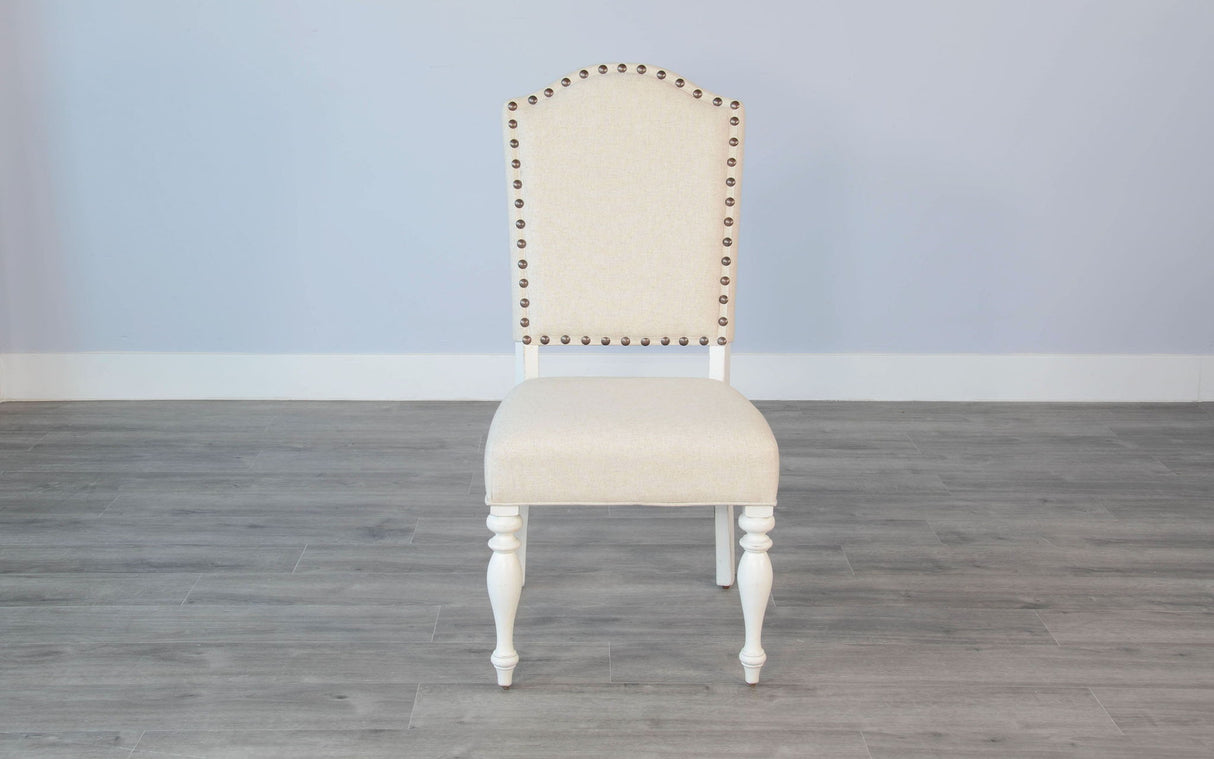 Carriage House - Chair With Cushion Seat & Back - White