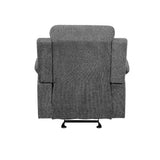 Kalen - Sillón reclinable planeador - Chenilla gris
