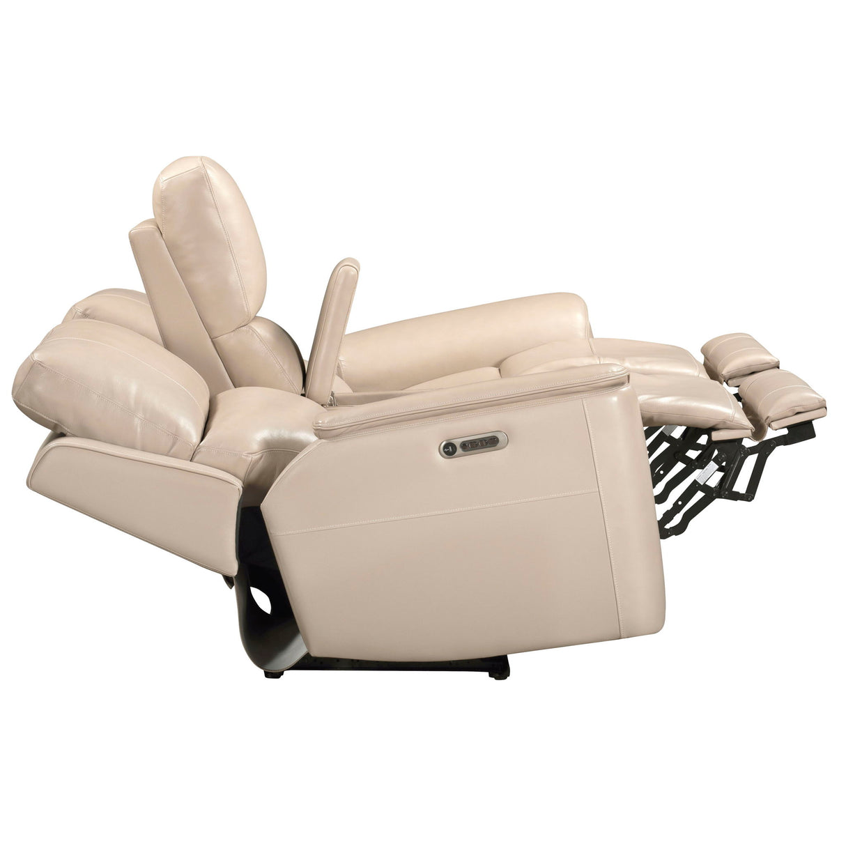 Easton - Zero Gravity Power Reclining Tilt Console Loveseat P3 - Steamboat Quartz
