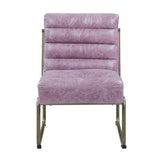 Loria - Accent Chair - Wisteria - Top Grain Leather