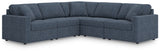 Modmax - 5-Piece Sectional - Fabric - Ink